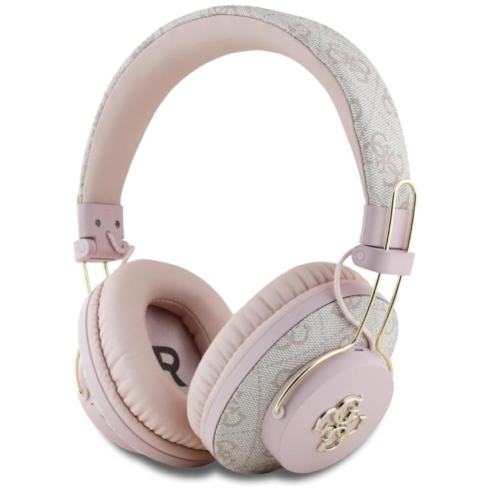 Citas preces Guess Guess ENC Metal 4G Logo On-Ear Headphones - Pink