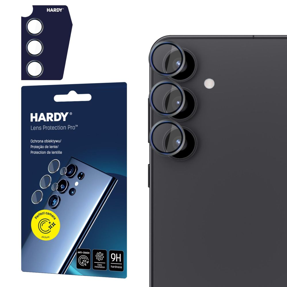Muud kaubad 3MK 3mk HARDY Lens Protection Pro for Samsung Galaxy S25 - Black