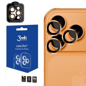 Muud kaubad 3MK  3mk Lens Protection Pro Tempered Glass for iPhone 17 Pro / 17 Pro Max - Orange 