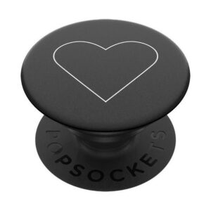 Muud kaubad Popsockets  Popsockets 2 White Heart Black Holder and Phone Stand 
