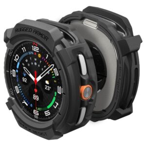 Other goods Spigen  Spigen Rugged Armor Case for Samsung Galaxy Watch 8 Classic 46mm - Matte Black 