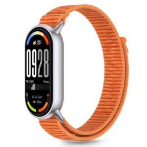 Other goods Tech-Protect  Tech-Protect Nylon Pro Strap for Xiaomi Smart Band 8 / 9 / 10 / NFC - Orange-Gray 