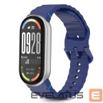 Kitos prekės Tech-Protect  Tech-Protect Silicone Sport Strap for Xiaomi Smart Band 8 / 9 / 10 / NFC - Blue 