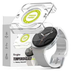 Citas preces Ringke  Ringke Tempered Glass Pro 2-pack for Samsung Galaxy Watch 8 44mm - transparent 