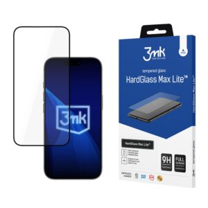 Muud kaubad 3MK  3mk HardGlass Max Lite Black Tempered Glass for iPhone 17 Pro Max 