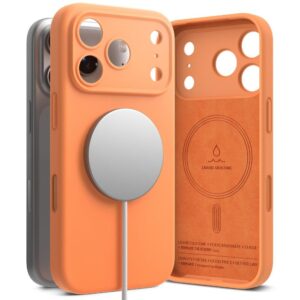 Citas preces Ringke  Ringke Silicone Magnetic MagSafe Case for iPhone 17 Pro - Orange 