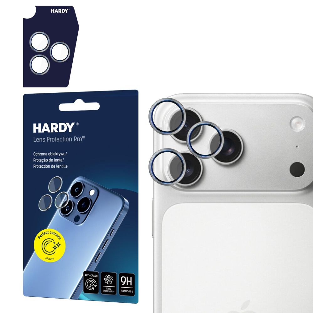 Muud kaubad 3MK 3mk HARDY Lens Protection Pro lens glass for iPhone 17 Pro / 17 Pro Max - gray