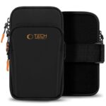 Citas preces Tech-Protect  Tech-Protect M7 Universal Sport Armband Case - Black and Orange 