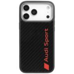 Другие товары Audi  Audi R8 Carbon Fiber MagSafe Case for iPhone 17 Pro Max - Black 