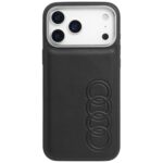 Kitos prekės Audi  Audi TT Synthetic Leather MagSafe Case for iPhone 17 Pro Max - Black 