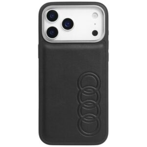Citas preces Audi  Audi TT Synthetic Leather MagSafe Case for iPhone 17 Pro Max - Black 