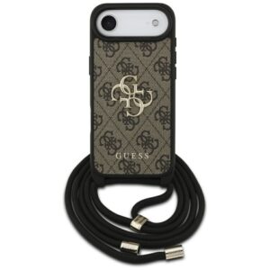 Muud kaubad Guess  Guess 4G Big Logo Cord Stap Crossbody Case for iPhone 17 Air - Brown 