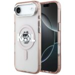 Kitos prekės Karl Lagerfeld  Karl Lagerfeld IML Choupette Sketch Logo MagSafe Case for iPhone 17 Air - Pink 