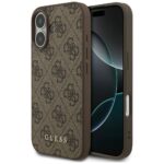 Kitos prekės Guess  Guess 4G Classic Case for iPhone 17 - Brown 