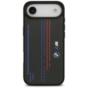 Citas preces BMW  BMW M Kevlar Lines & Logo MagSafe Case for iPhone Air - Black 