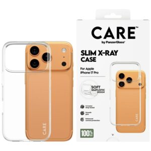 Kitos prekės Panzer Glass  CARE by PanzerGlass Fashionable X-Ray Soft Basic Case for iPhone 17 Pro - Transparent 