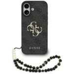 Citas preces Guess  Guess 4G Strap 4G Classic Logo Case for iPhone 17 - Black 