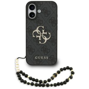 Citas preces Guess  Guess 4G Strap 4G Classic Logo Case for iPhone 17 - Black 