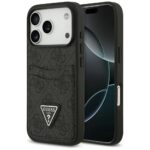 Muud kaubad Guess  Guess 4G nauble Card Triangle case for iPhone 17 Pro - black 