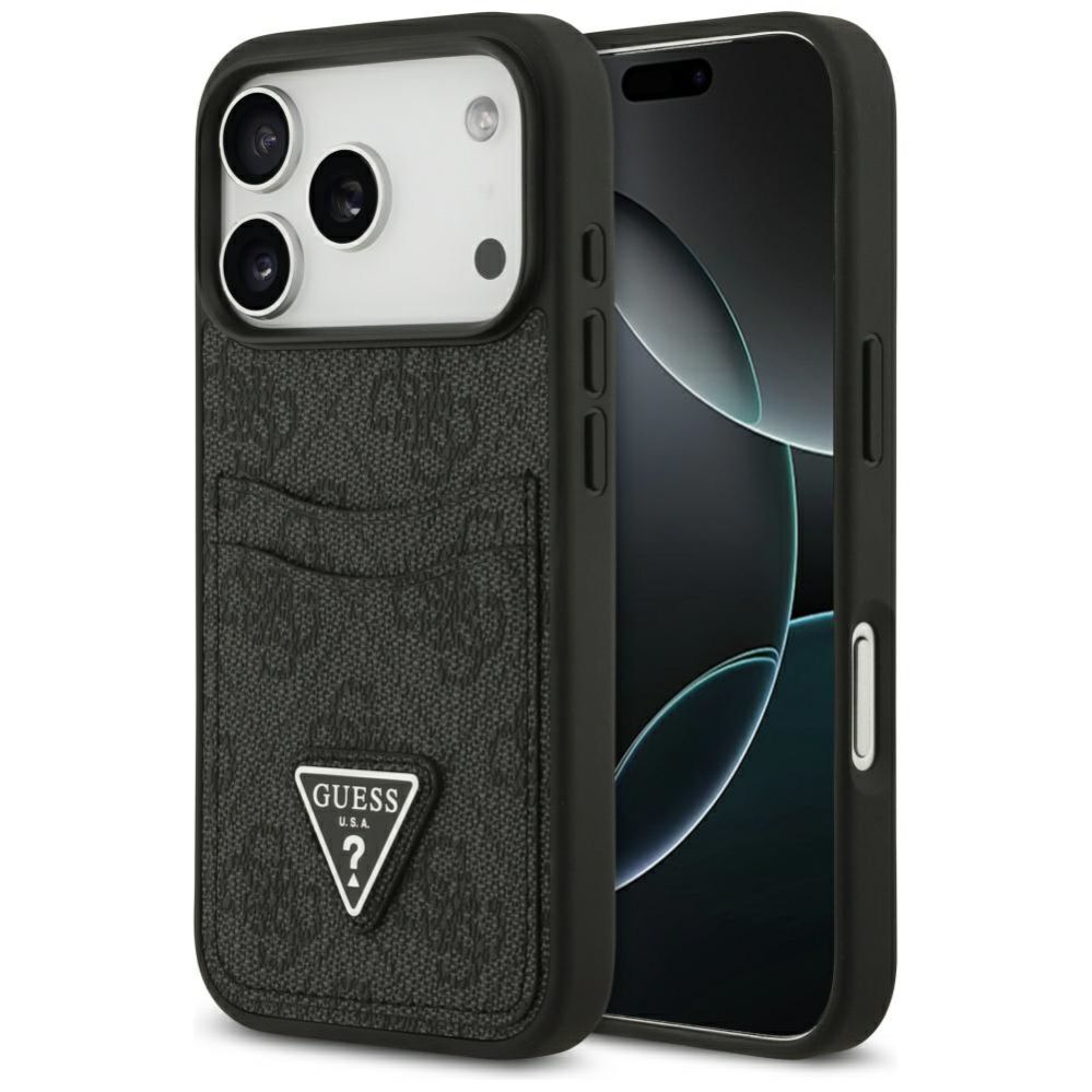 Muud kaubad Guess Guess 4G nauble Card Triangle case for iPhone 17 Pro - black