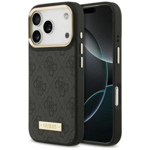 Muud kaubad Guess  Guess 4G Logo Plate MagSafe Case for iPhone 17 Pro - Black 