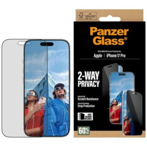 Kitos prekės Panzer Glass  PanzerGlass Ultra-Wide Fit EasyAligner Privacy Glass for iPhone 17 Pro 