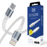Other goods 3MK  3mk Hyper Cable N-SERIES USB-C / Lightning 1m 9V/2A 20W / white 