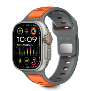 Other goods Tech-Protect  Tech-Protect IconBand Line Strap for Apple Watch 44 / 45 / 46 / 49 mm - Gray-Orange 