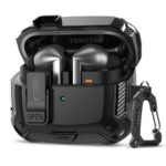 Muud kaubad Tech-Protect  Tech-Protect Silicone Hook Case for Samsung Galaxy Buds 3 / 3 FE / 3 Pro - Black 