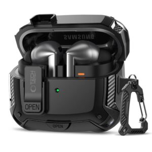 Other goods Tech-Protect  Tech-Protect Silicone Hook Case for Samsung Galaxy Buds 3 / 3 FE / 3 Pro - Black 