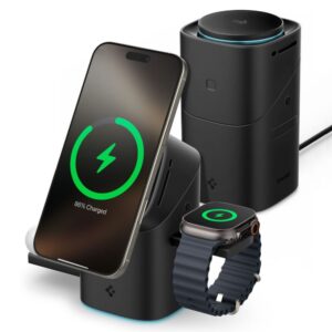 Other goods Spigen  Spigen Essential EF223MS 3-in-1 QI2 Wireless Charger - Black 