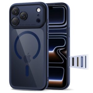 Other goods Tech-Protect  Tech-Protect Magpeak Magsafe CC Case for iPhone 17 Pro Max - Clear Navy Blue 