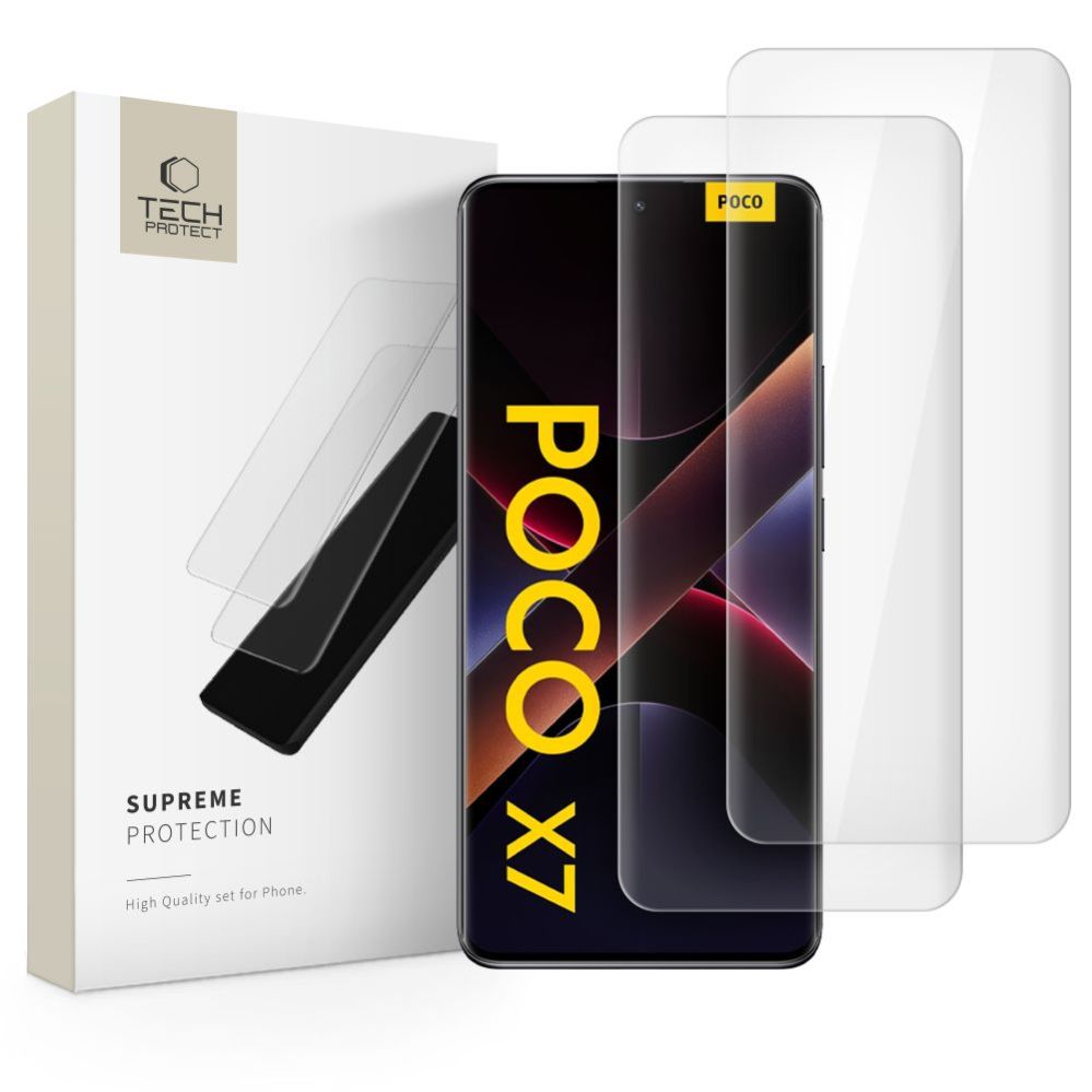 Other goods Tech-Protect Tech-Protect Supreme Protection Tempered Glass for Xiaomi Redmi Note 14 PRO / 14 PRO+ 5G / Poco X7 5G - Transparent