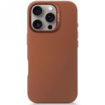 Другие товары Decoded  Decoded Leather Backcover case with MagSafe for iPhone 16 Pro - brown 