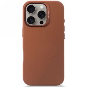 Other goods Decoded  Decoded Leather Backcover case with MagSafe for iPhone 16 Pro - brown 