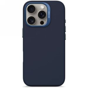 Другие товары Decoded  Decoded AntiMicrobial Silicone Backcover Case with MagSafe for iPhone 16 Pro - Navy Blue 