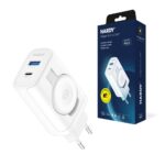 Muud kaubad 3MK  Inductive mains charger 3mk HARDY Charger PD 2in1 33W USB-C USB-A - white 