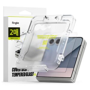 Muud kaubad Ringke  Ringke Cover Display Easy Slide Tempered Glass 2-pack for Samsung Galaxy Z Flip 7 - Transparent 