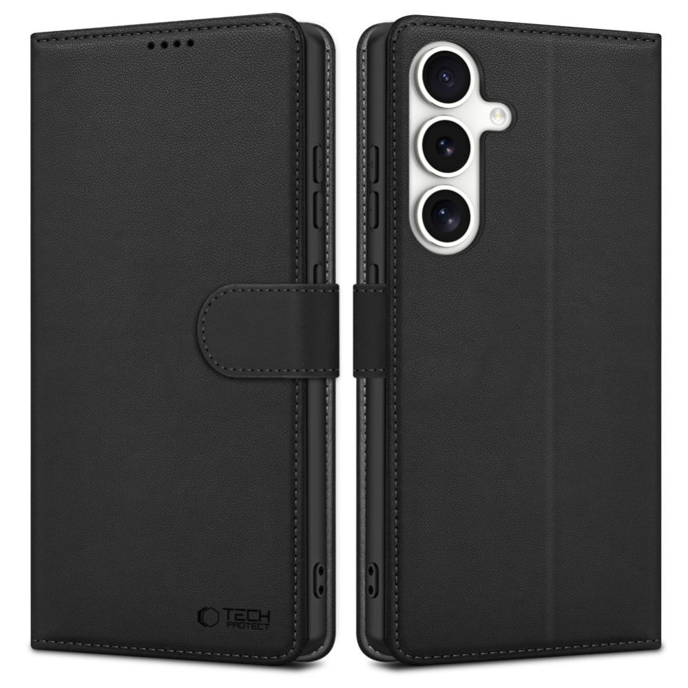 Kitos prekės Tech-Protect Tech-Protect Wallet Case for Samsung Galaxy S25 FE - Black