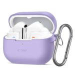 Citas preces Tech-Protect  Tech-Protect Silicone Hook Case for Samsung Galaxy Buds 3 / 3 FE / 3 Pro - Purple 