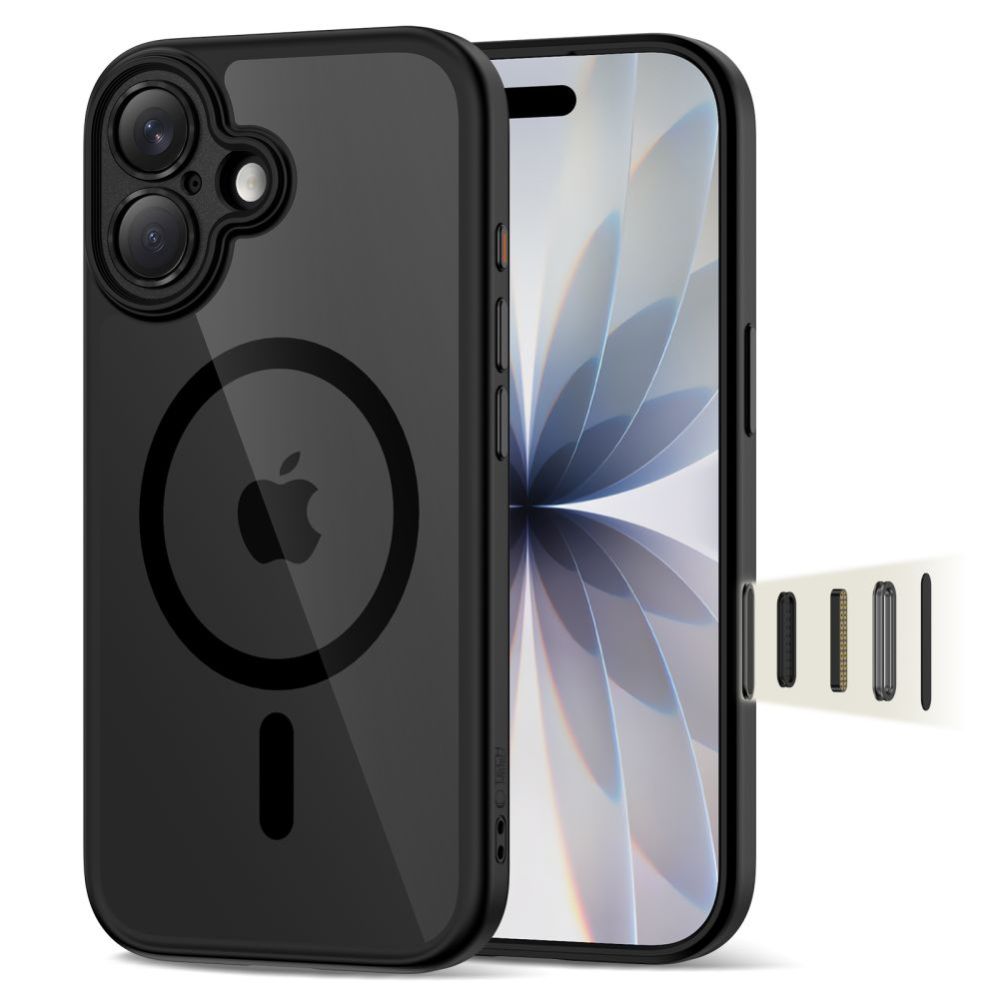 Other goods Tech-Protect Tech-Protect Magpeak Magsafe CC Case for iPhone 17 - Clear Black