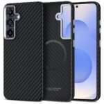 Citas preces Tech-Protect  Tech-Protect Ion Carbon MagSafe Case for Samsung Galaxy S25 - Black 