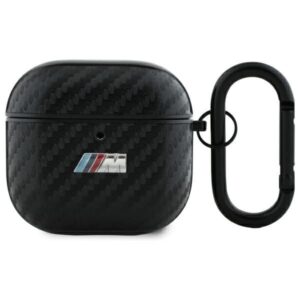 Другие товары BMW  BMW BMA4CMPUCA AirPods 4 cover black/black PU Carbon M Collection 