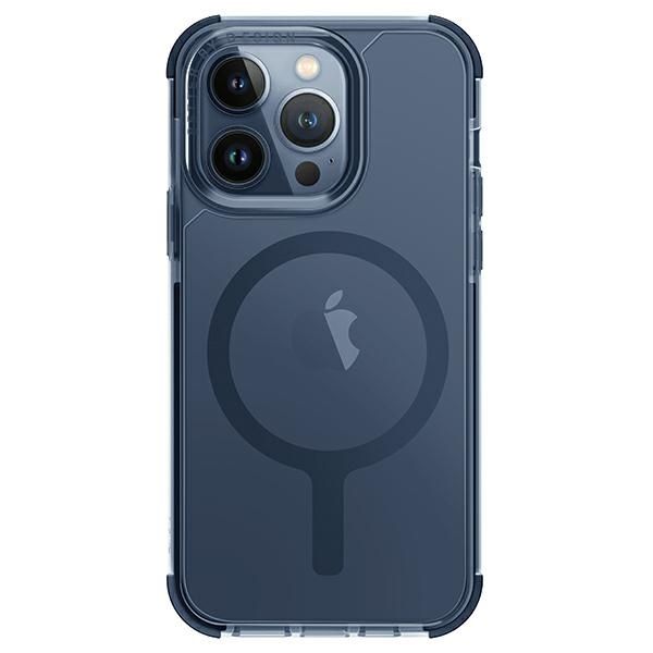 Muud kaubad UNIQ Uniq Combat iPhone 15 Pro Max 6.7" Magclick Charging case dark blue/smoke blue