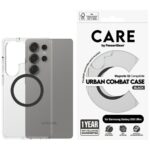 Другие товары Panzer Glass  CARE by PanzerGlass Flagship Urban Combat Black QI Case for Samsung Galaxy S25 Ultra - Transparent 