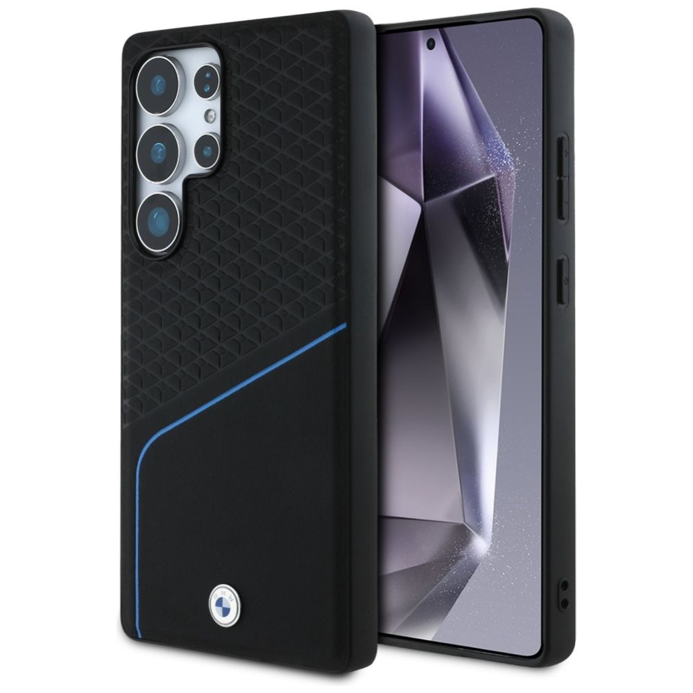 Muud kaubad BMW BMW Leather Textured and Smooth MagSafe case for Samsung Galaxy S25 Ultra - black