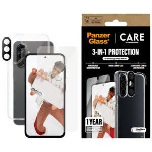 Kitos prekės Panzer Glass  CARE by PanzerGlass Flagship 3in1 Case+Glass+Lens for Samsung Galaxy A56 5G - transparent 