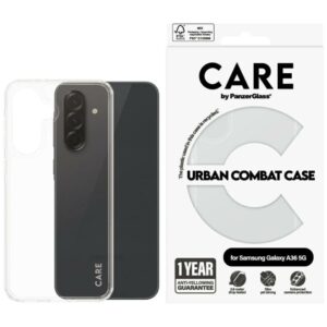 Kitos prekės Panzer Glass  CARE by PanzerGlass Flagship Urban Combat Case for Samsung Galaxy A36 5G - Transparent 