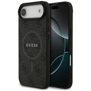 Citas preces Guess  Guess 4G Ring Classic Logo MagSafe case for iPhone 17 Air - black 