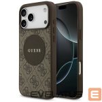 Muud kaubad Guess  Guess 4G Circle Classic Logo MagSafe case for iPhone 17 Pro Max - brown 